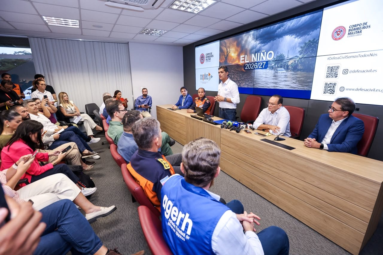 Leia mais sobre o artigo Governo do Espírito Santo lança Plano Estratégico de Preparação e Enfrentamento aos impactos do fenômeno El Niño